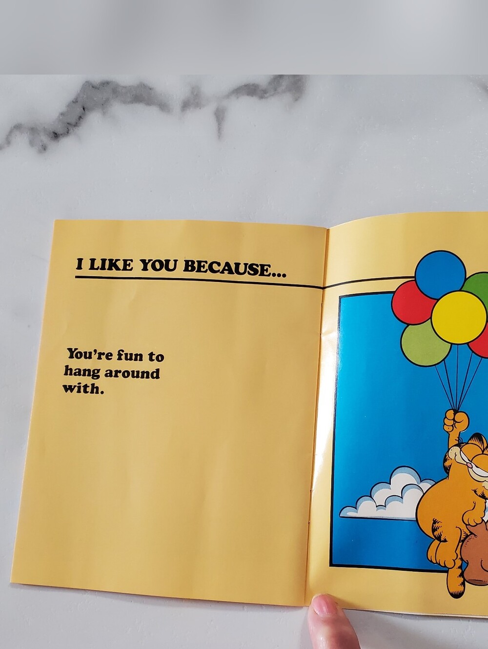 Garfield I Like You Because.... VINTAGE Book - Picture 4 of 7